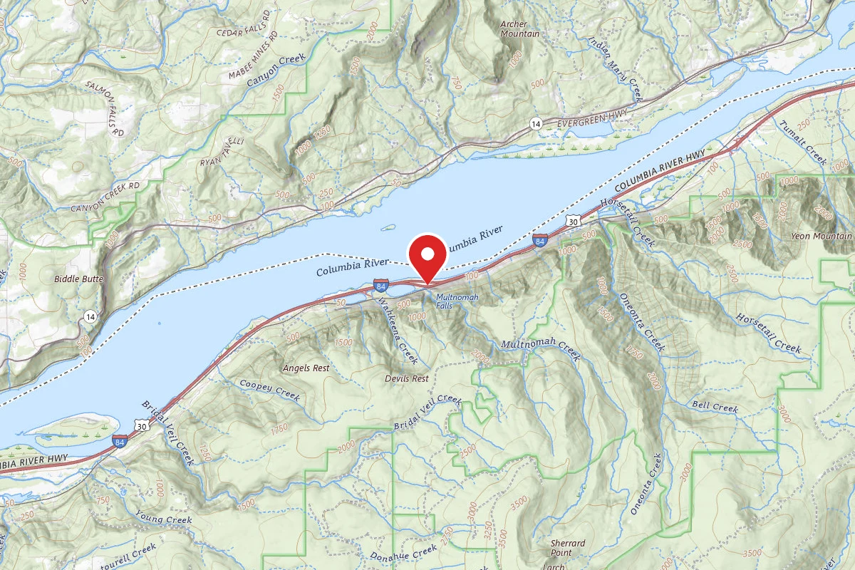 Multnomah Falls Parking Lot (Day Use)