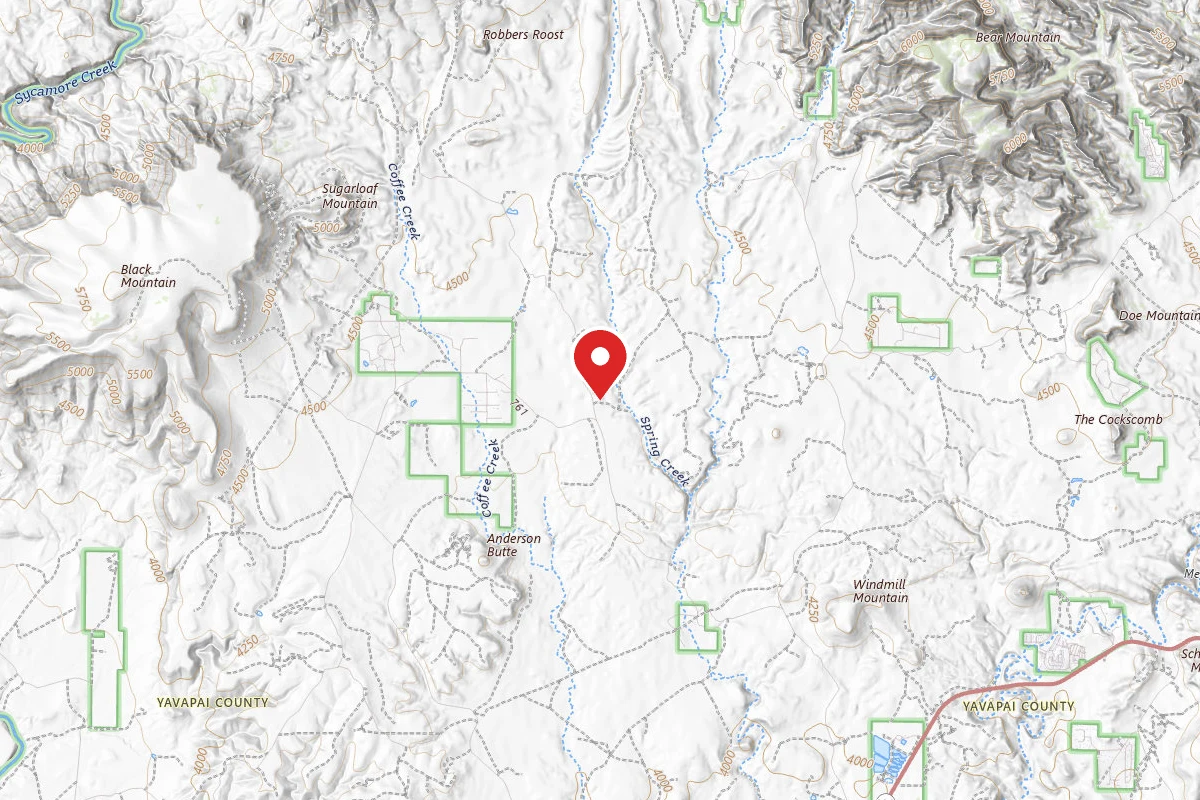 Forest Road 525C -Sycamore Pass Dispersed