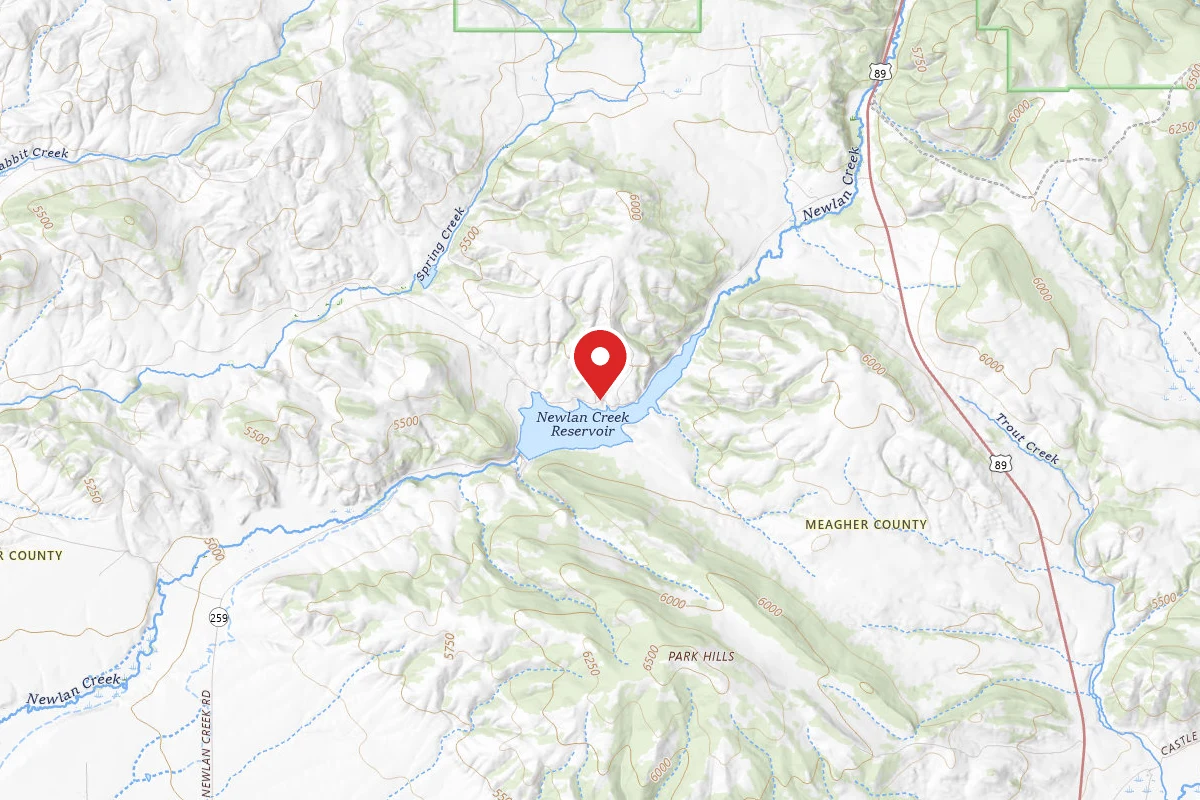 Newlan Creek Reservoir