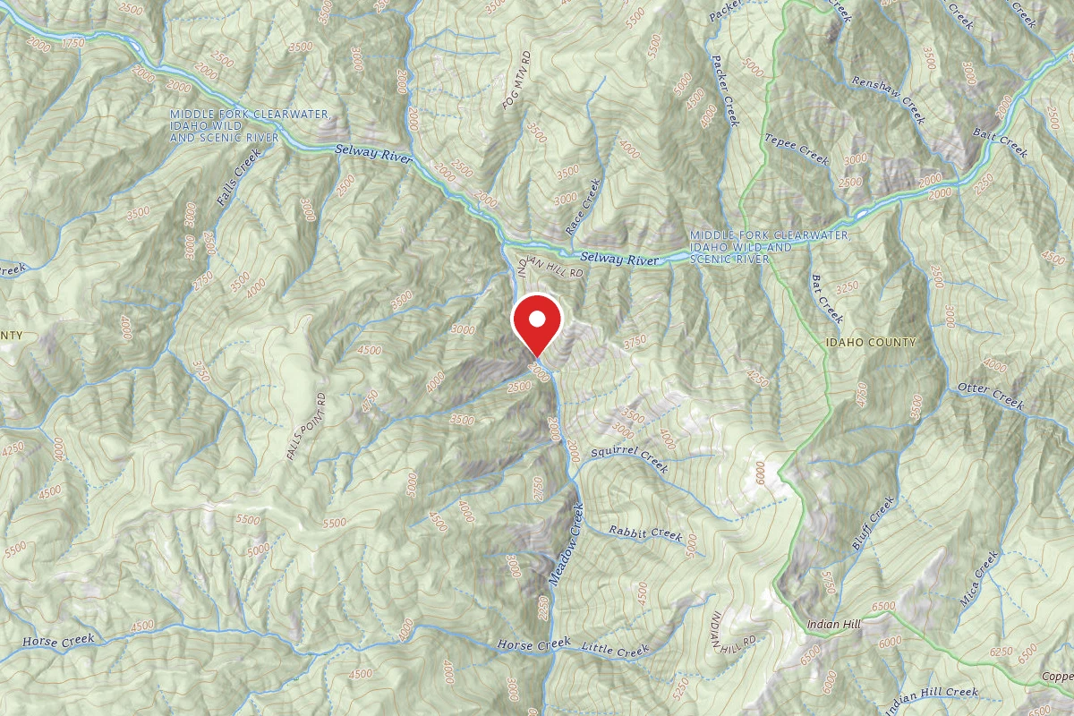 Nez Perce National Forest Slims Campground