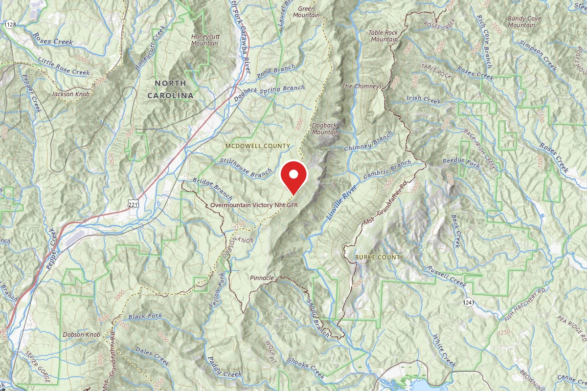 Old North Carolina 105 Road - Dispersed Spot