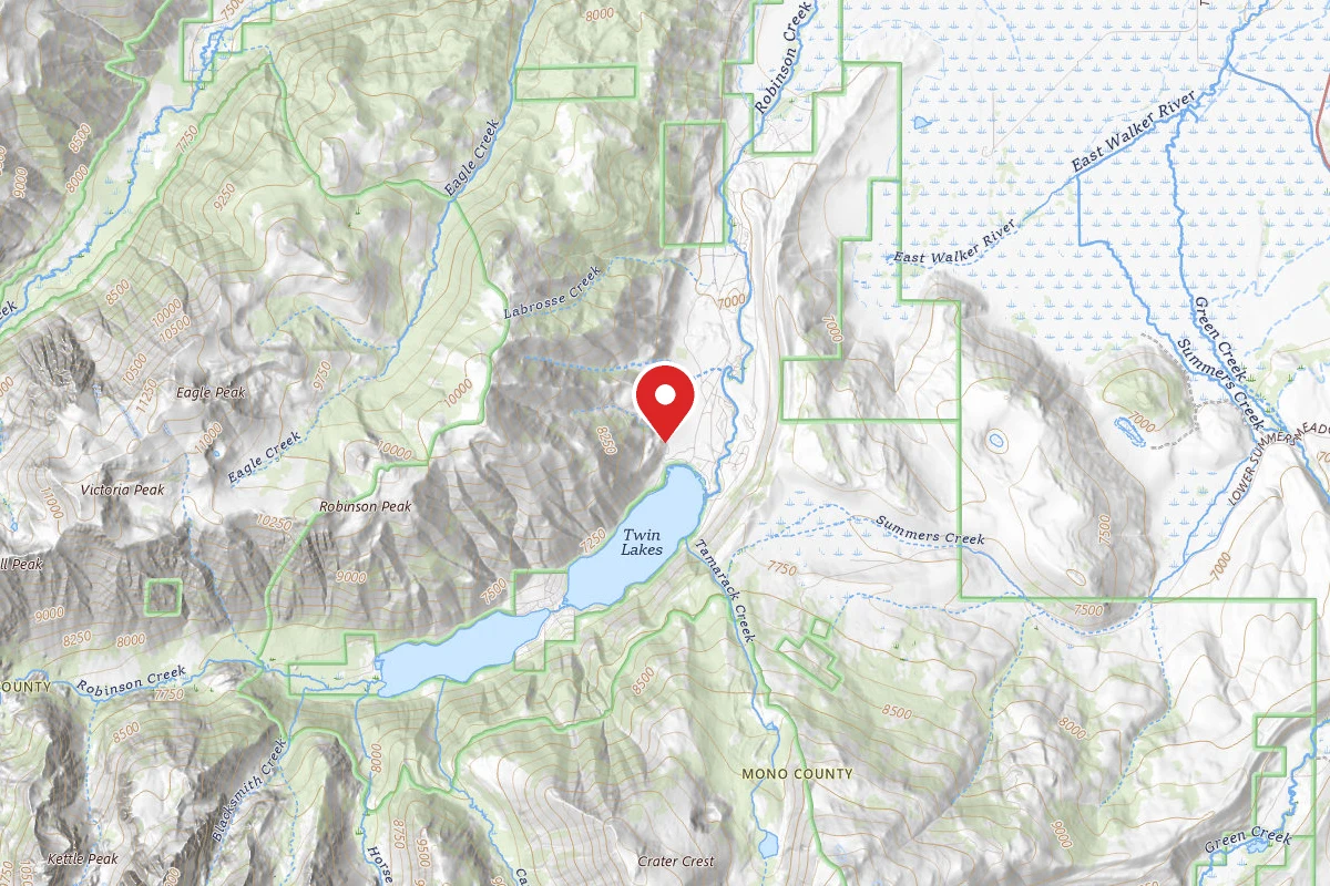 Toiyabe National Forest Lower Twin Lake Campground