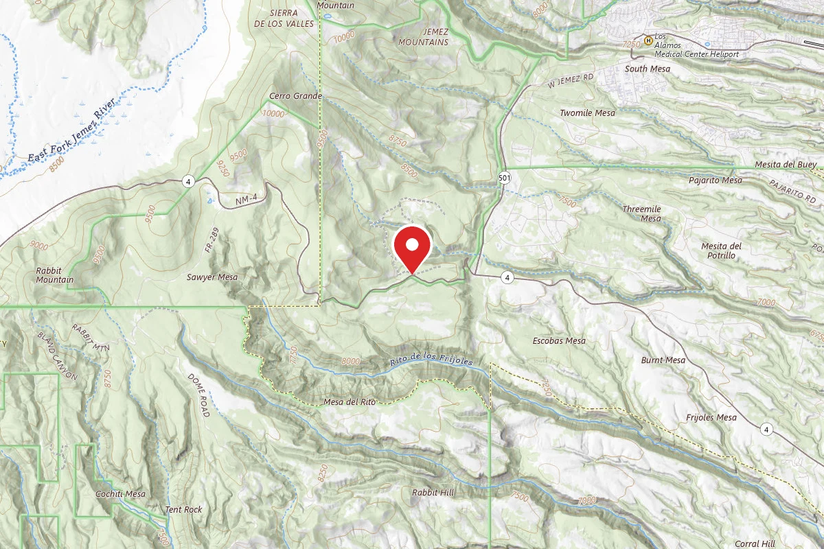 Pajarito Springs (Dispersed)