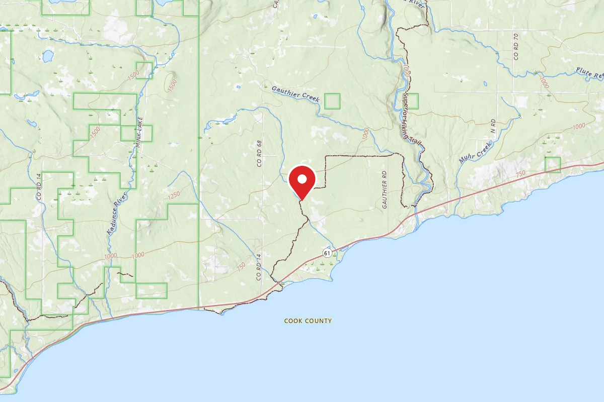 North Little Brule River, Superior Hiking Trail