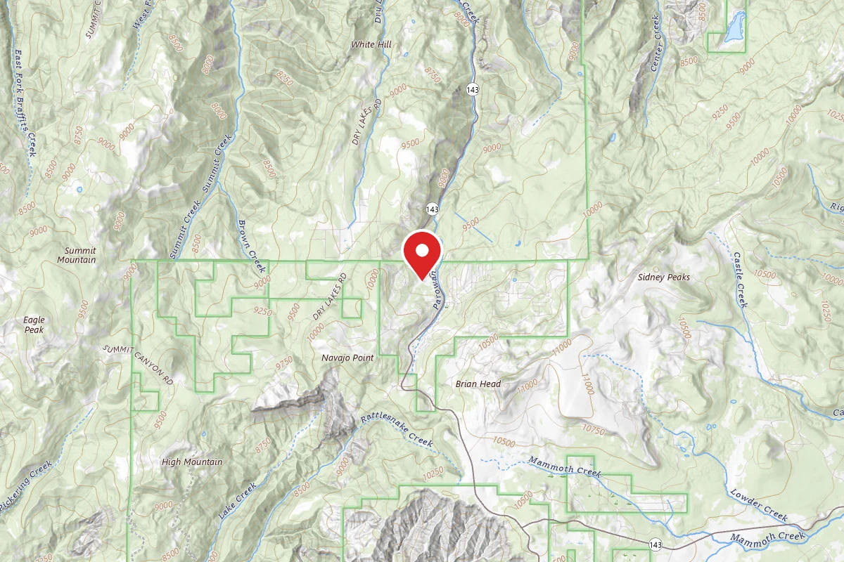 Brianhead Designated/Dispersed Upper Navajo Lot