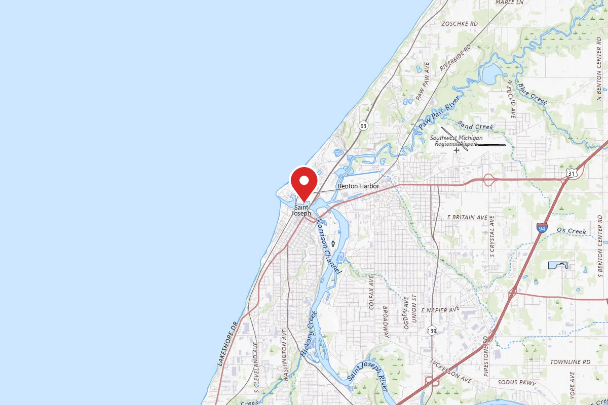 Lake Michigan St. Joseph River Boondock spot