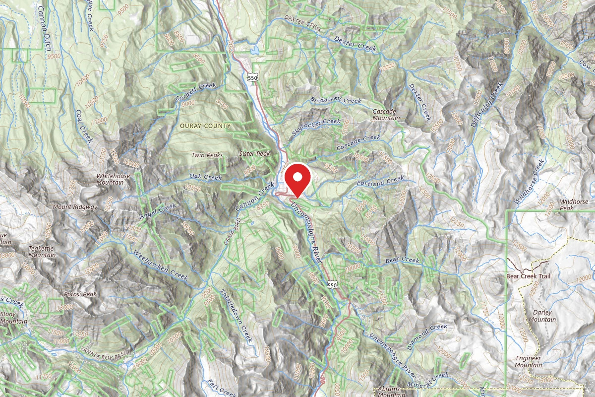 Uncompahgre National Forest Amphitheater Campground
