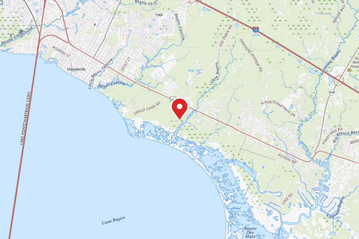 Tentrr State Park Site - Louisiana Fontainebleau State Park - Pond View E - Single Camp