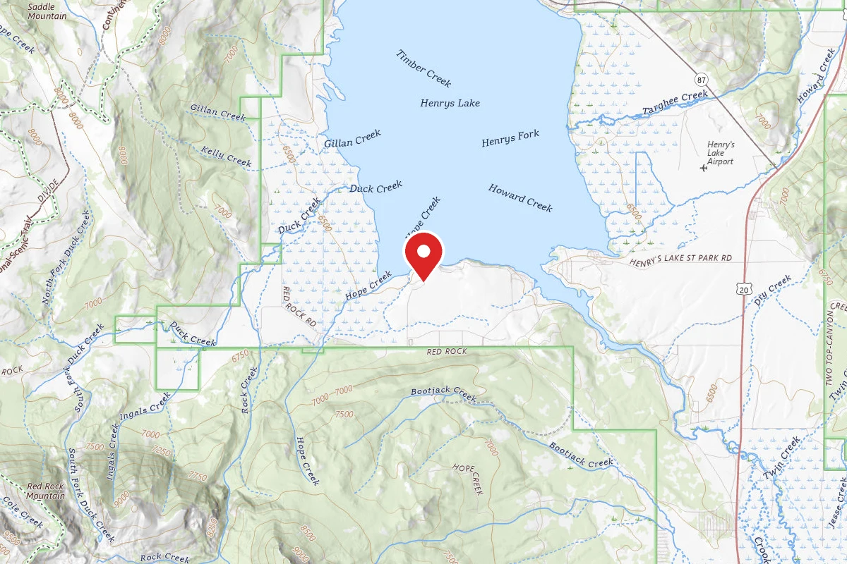 Henrys Lake Boat Access