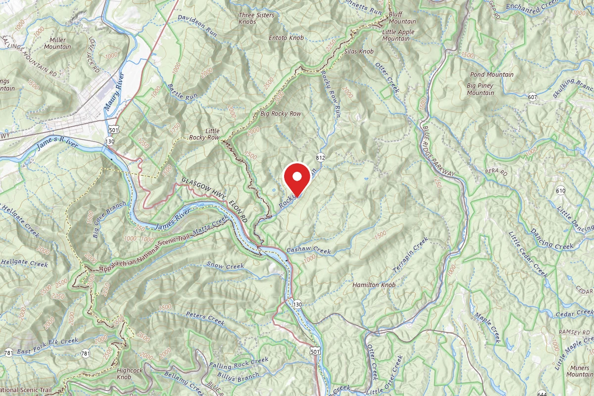 George Washington National Forest off 812