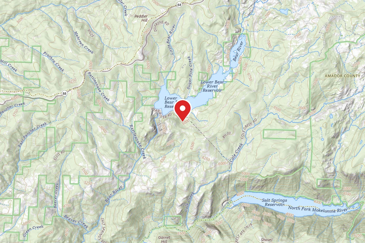 Eldorado National Forest South Shore Campground