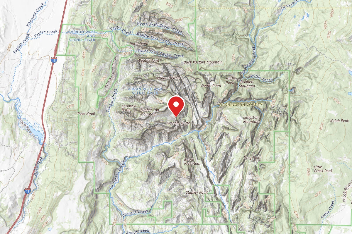 La Verkin Creek Trail Campsites