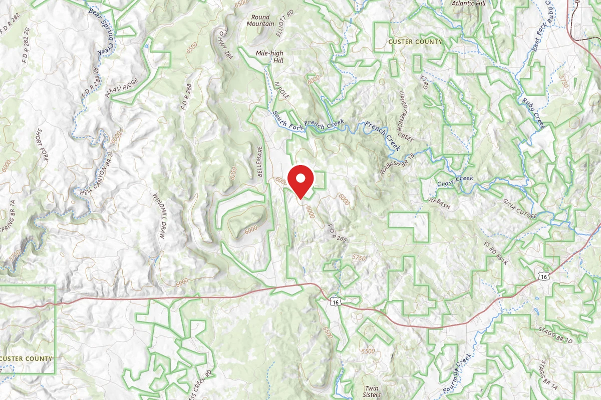 North Pole Rd Dispersed Camping