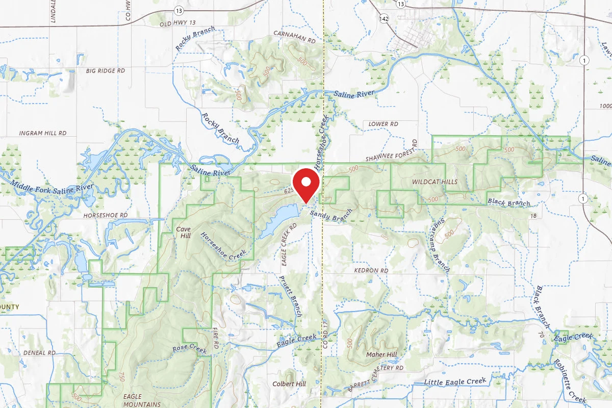 Saline County State Conservation Area - Glen O Jones Lake