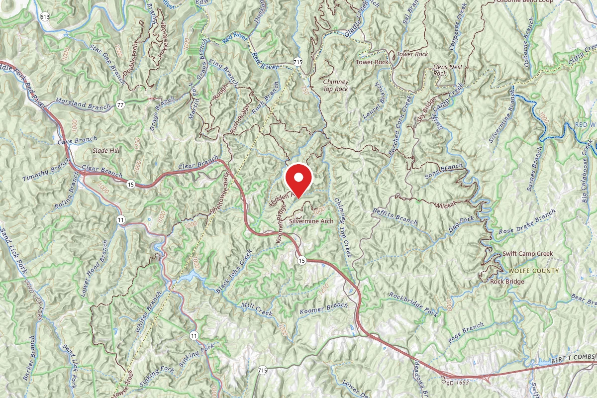 Daniel Boone NF Dispersed - Red River Gorge