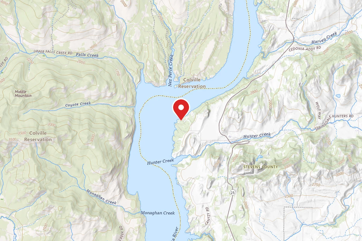 Hunters Campground - Lake Roosevelt National Rec Area