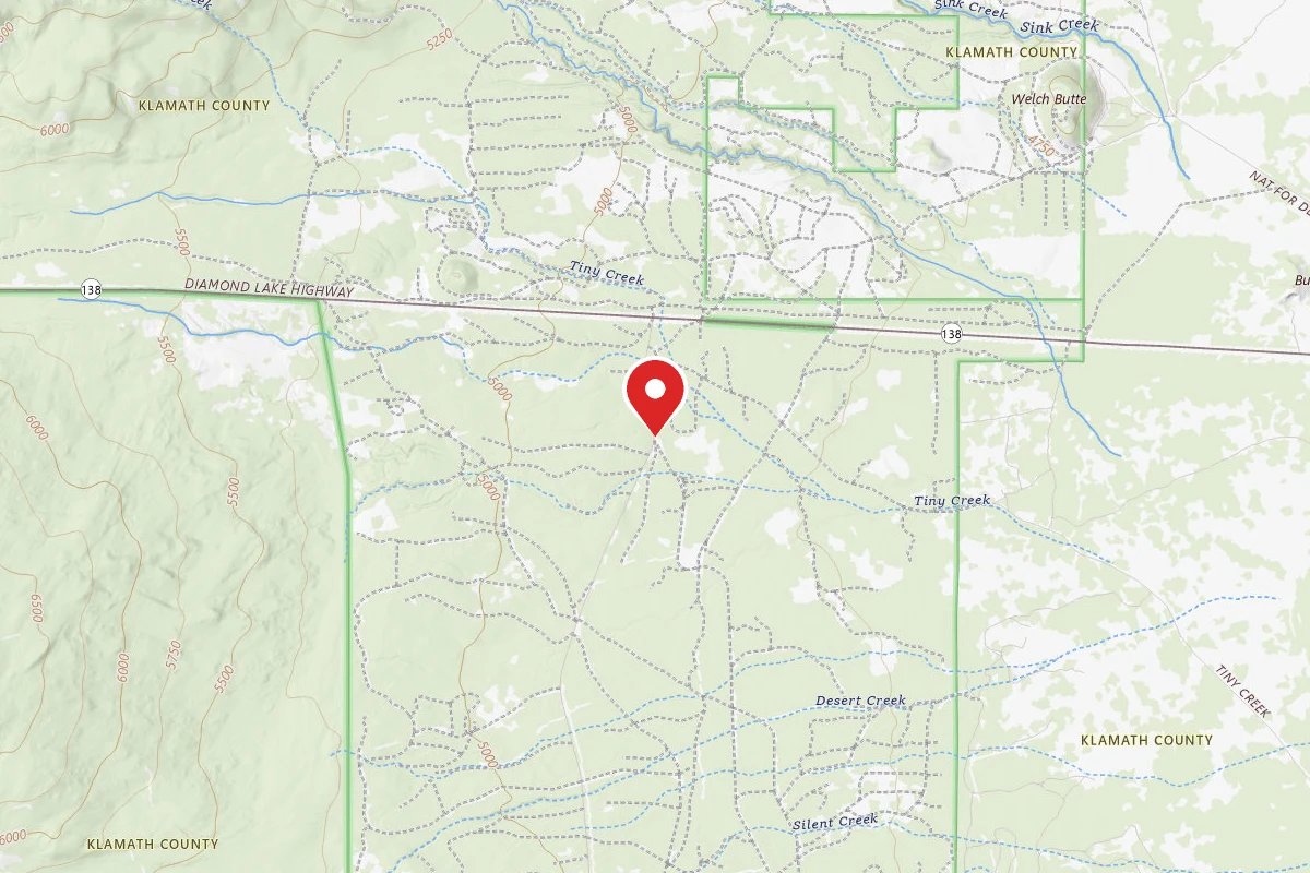 NF-70 Dispersed Camping Near Crater Lake NP