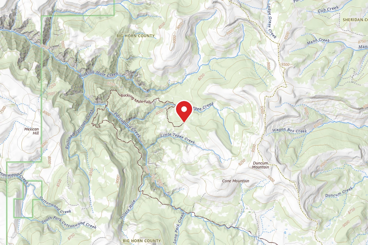 Bucking Mule Falls Trailhead