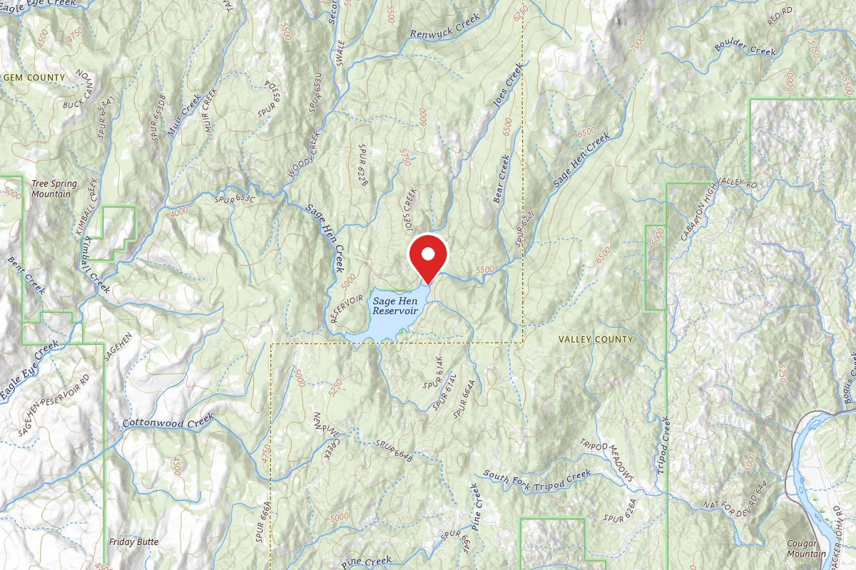 Boise National Forest Sage Hen Creek Campground