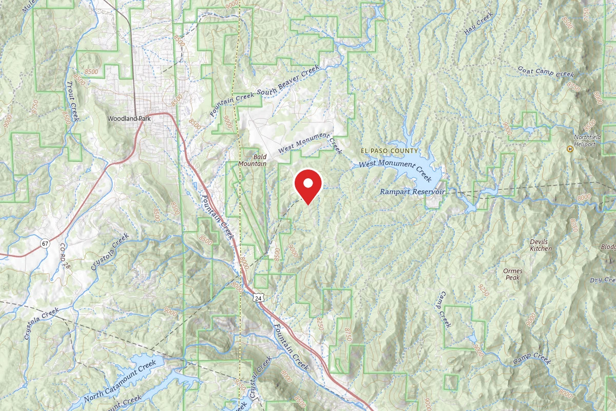 Rampart Reservoir Dispersed