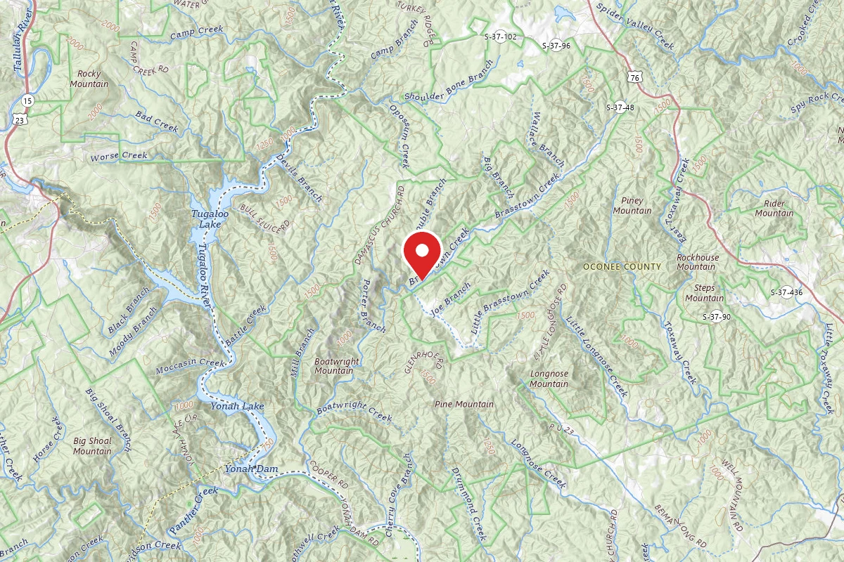 Brasstown Falls - OVERNIGHT CAMPING NO LONGER PERMITTED