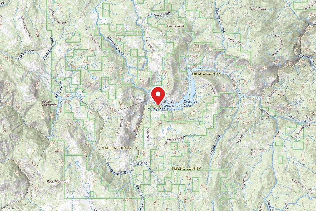 Sierra National Forest Redinger Campground