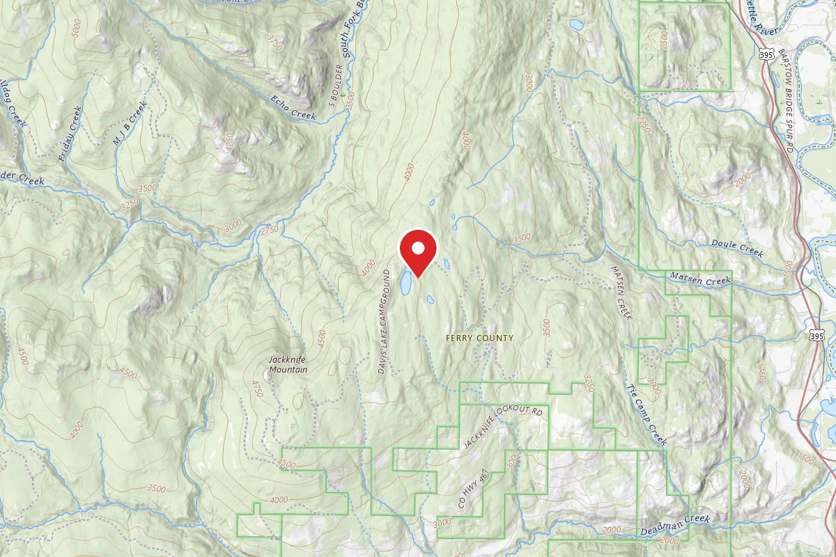 Colville National Forest Davis Lake Campground