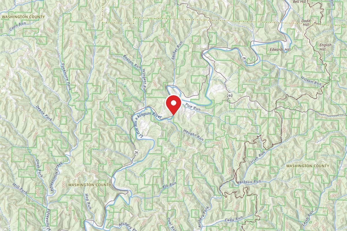 Wayne National Forest Haught Run Campground