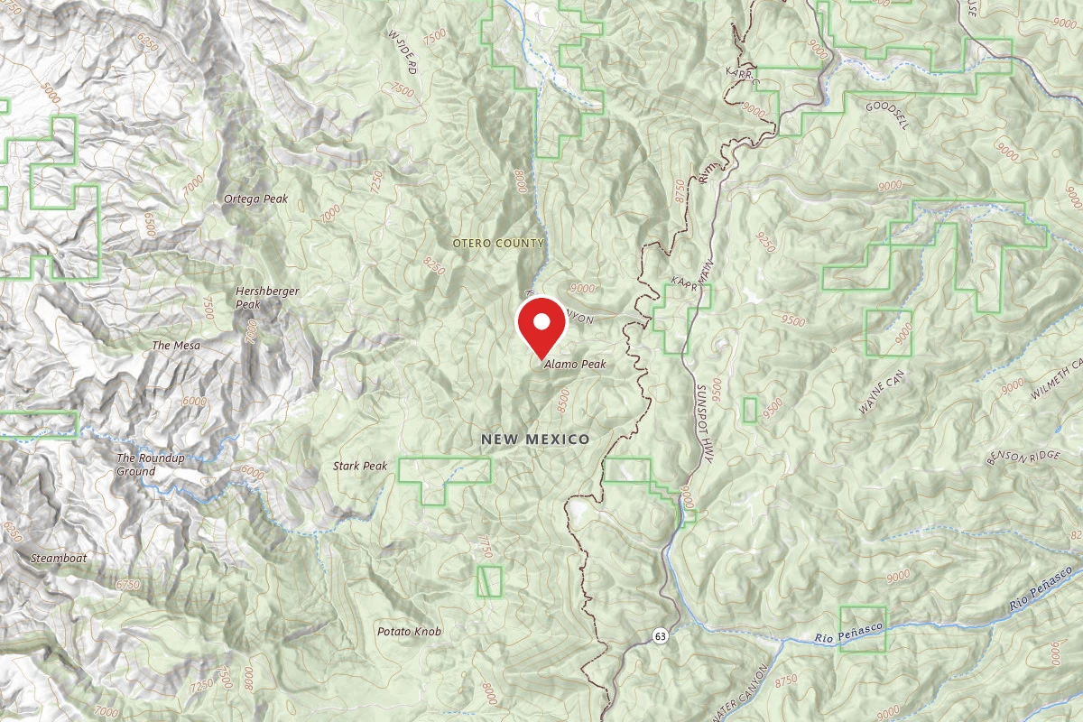 Alamo Peak Road