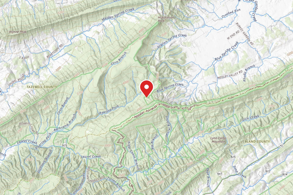 Chestnut Knob Shelter, Appalachian Trail