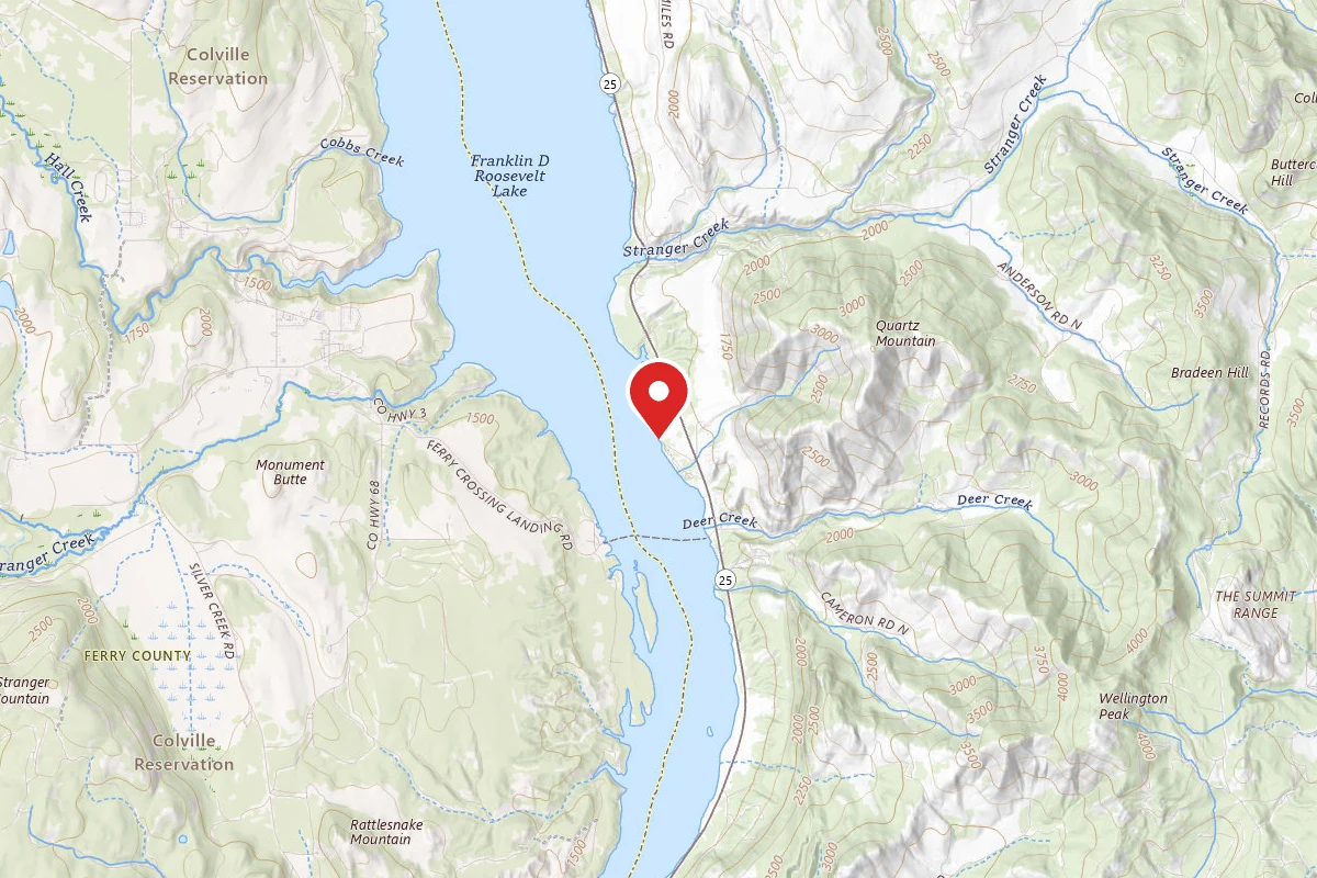 Gifford Campground - Lake Roosevelt National Rec Area