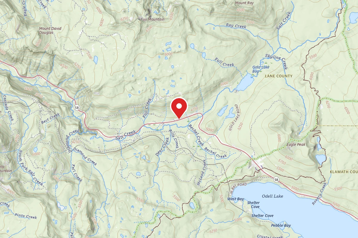 Waldo Lake Sno-Park