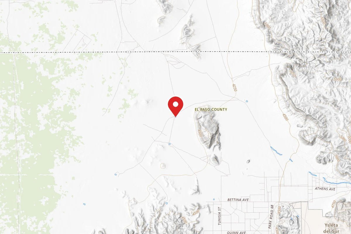Fort Bliss Army Range dispersed camping