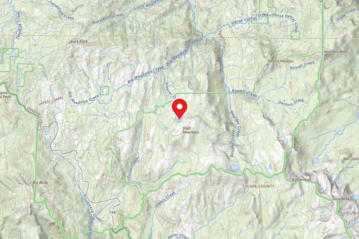 Weaver Lake Trail Campsites