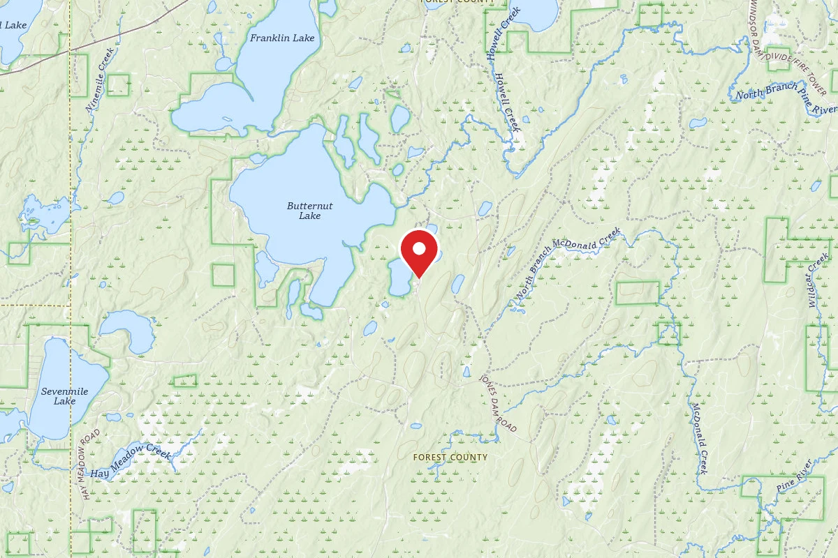 Nicolet National Forest Luna-White Deer Campground