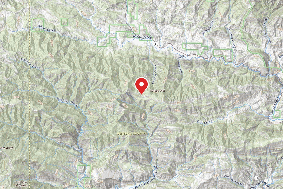 Chorma Camp in Matilija Wilderness