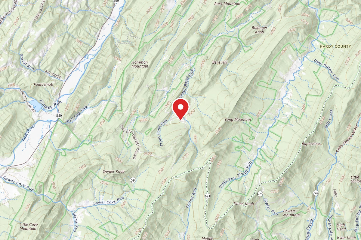 George Washington National Forest Trout Pond Campground