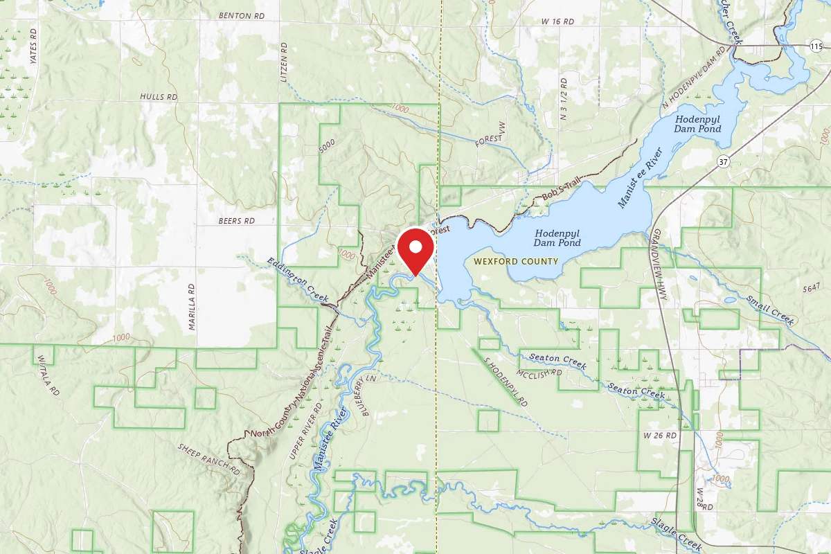 Manistee River Trail Dispersed Camping
