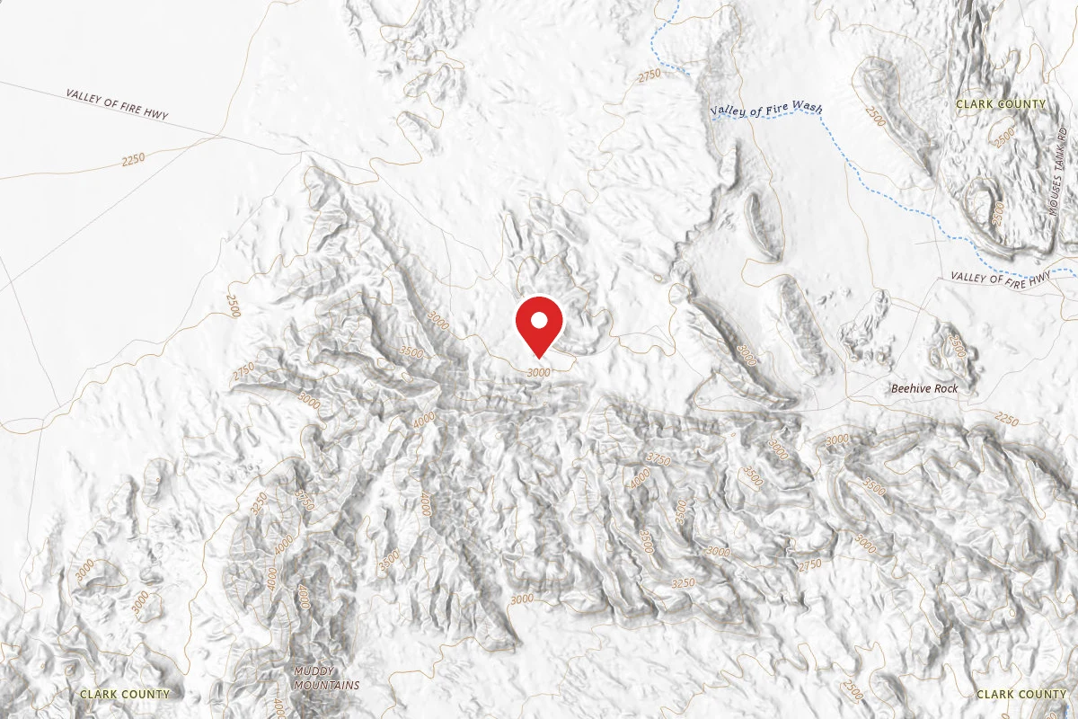 BLM dispersed camping west of Valley of Fire
