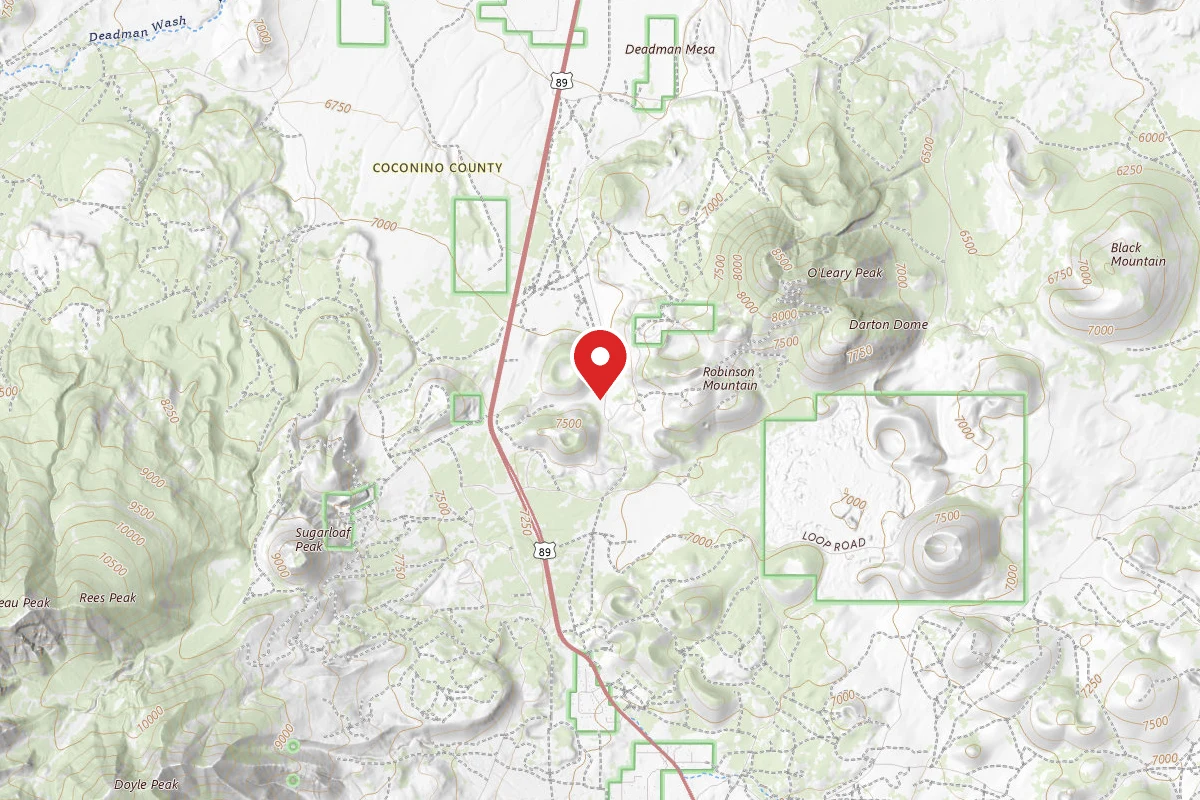 Dispersed Camping around Sunset Crater Volcano NM