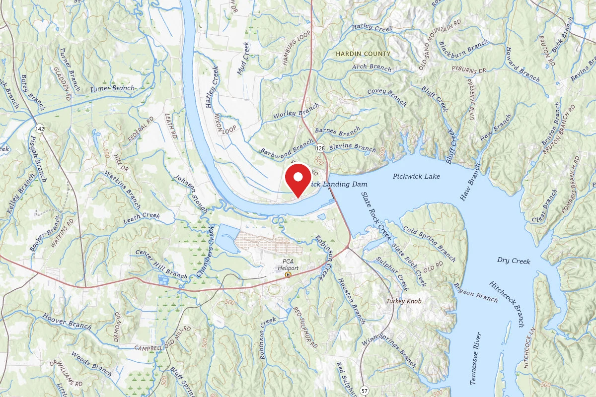 Pickwick Dam Tailwater TVA Campground