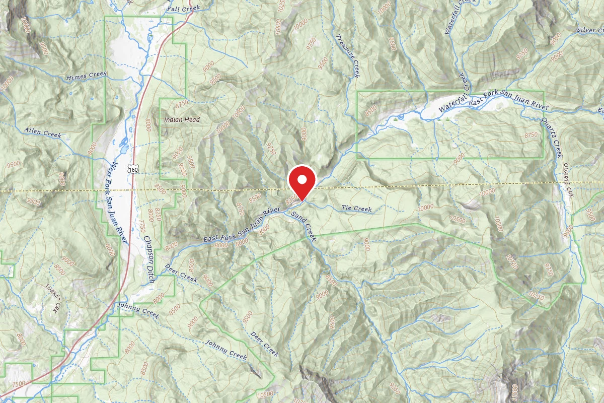 East Fork San Juan River, USFS Road 667 - Dispersed Camping