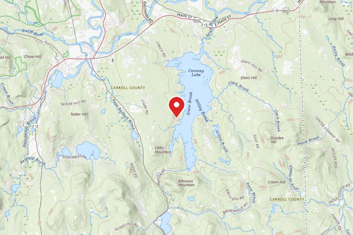 Cove Camping Area on Conway Lake