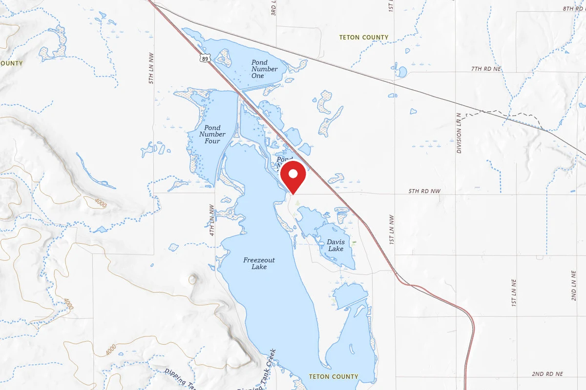 Freezout Lake - Dispersed Camping