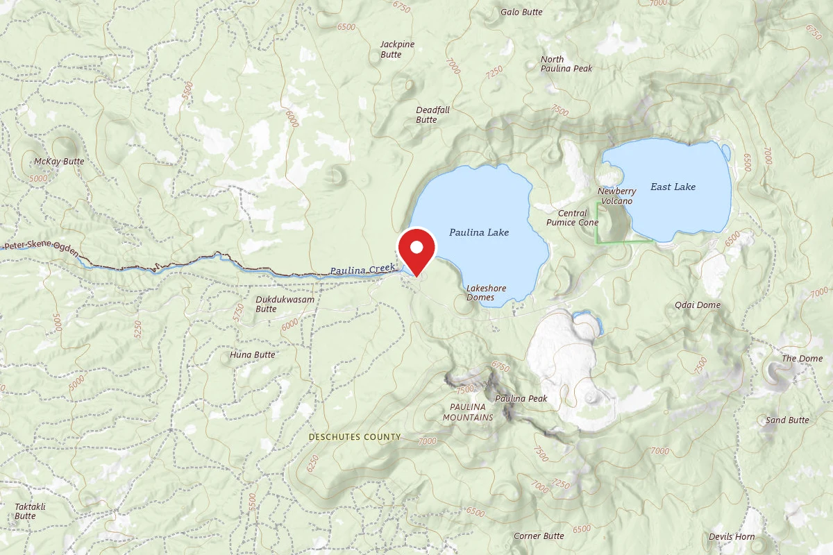 Deschutes National Forest Paulina Lake Campground