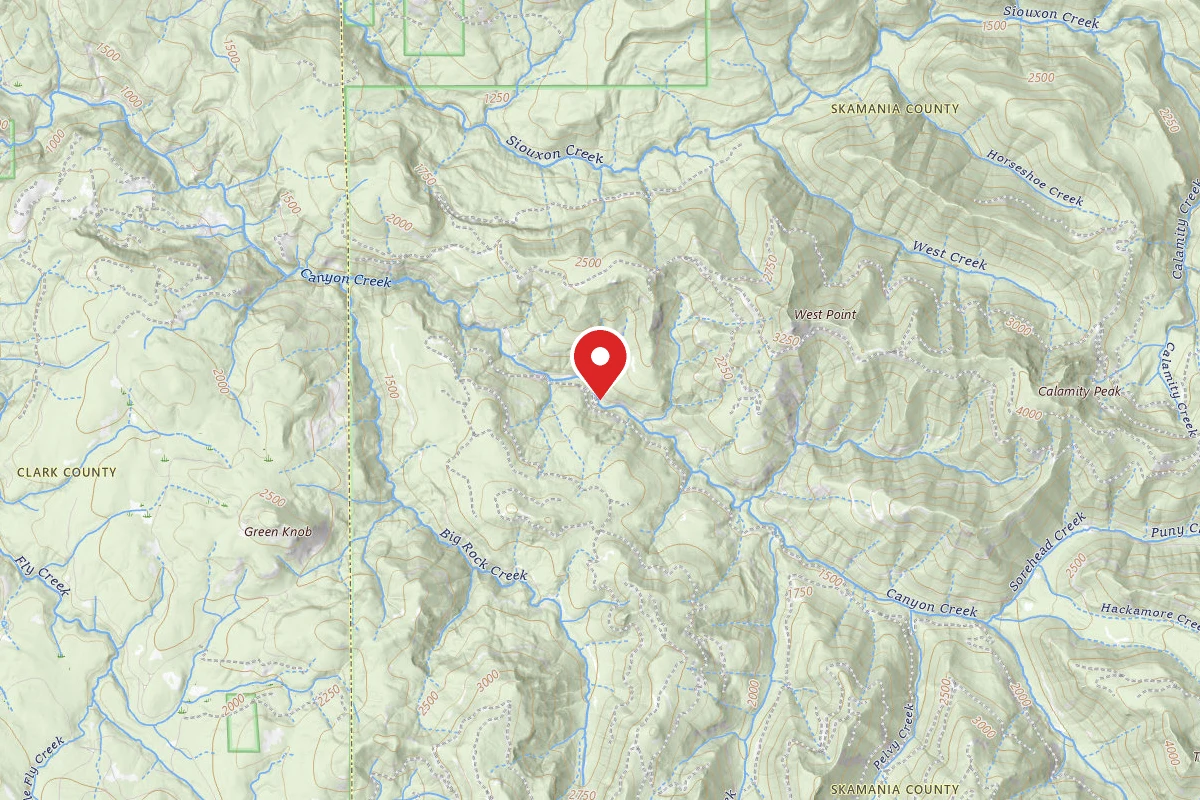 Gifford Pinchot National Forest-Canyon Creek Dispersed Camping
