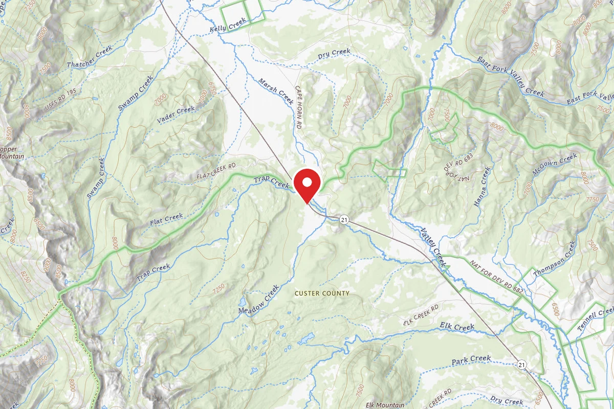 Sawtooth National Forest Trap Creek Campground