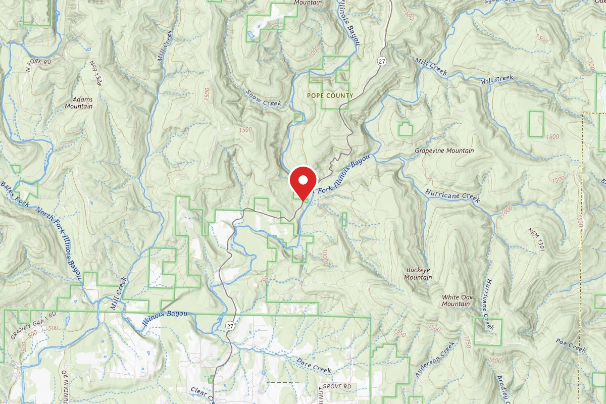 Bayou Bluff Recreation Area Campground