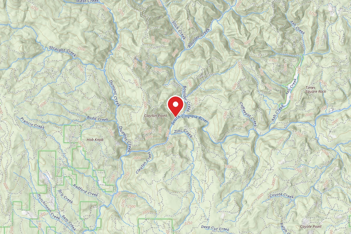 Umpqua National Forest Three C Rock Campground