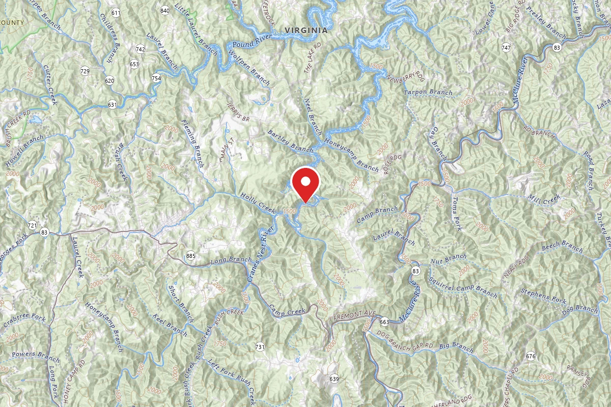 Cranesnest - John W. Flannagan Reservoir